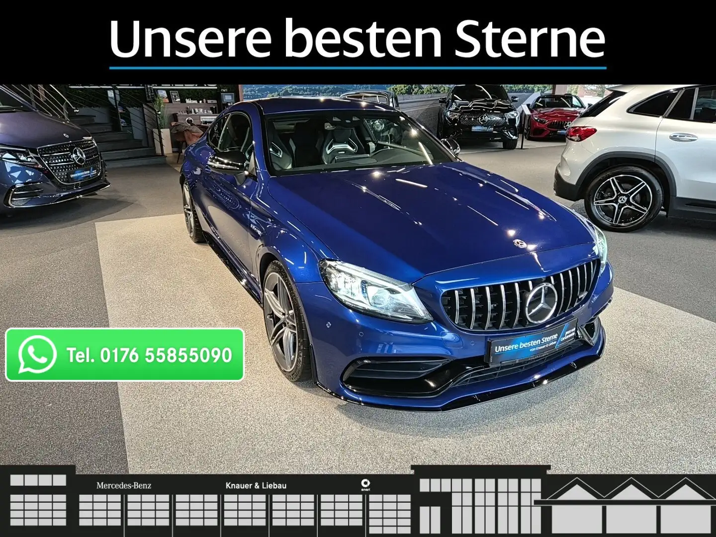 Mercedes-Benz C 63 AMG Mercedes-AMG C 63 S Cp Memo*FAP*Burm*360°*Night Bleu - 1