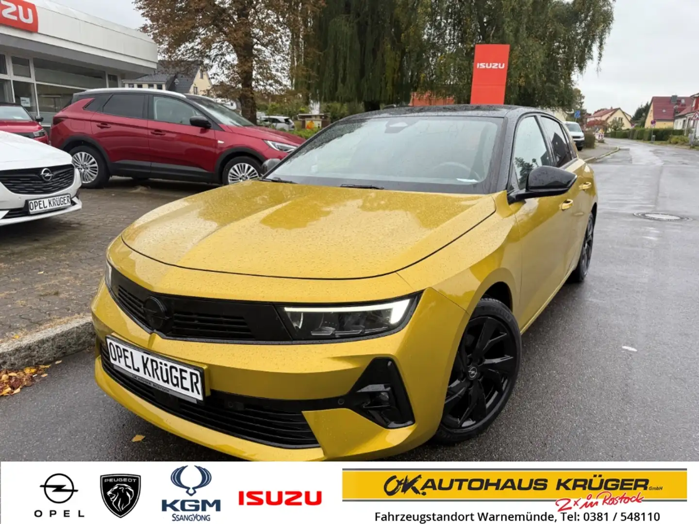 Opel Astra L GS Line 1.2 Turbo +SHZ+LHZ+Kamera Geel - 1