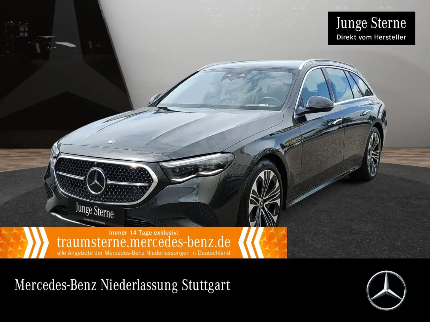 Mercedes-Benz E 300 e T Hybrid Avantgarde Fahrass 360° Distr. 9G Grijs - 1