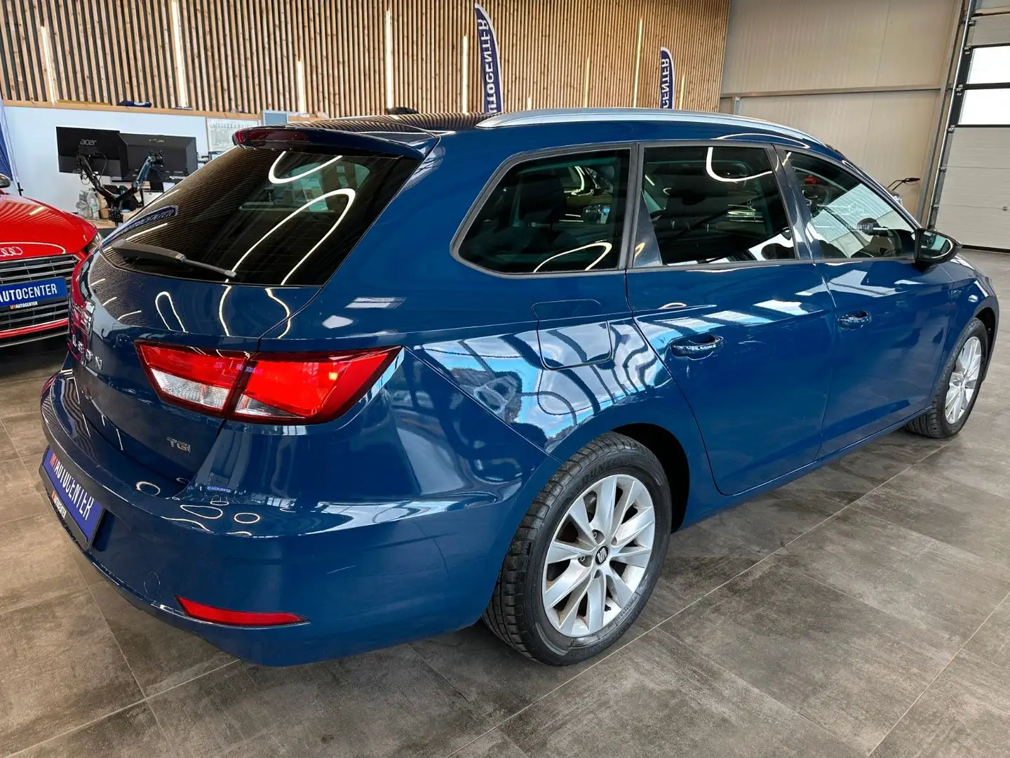 SEAT Leon ST Style *CNG*1. Hand*Spurhalteas.Klima* Blauw - 2