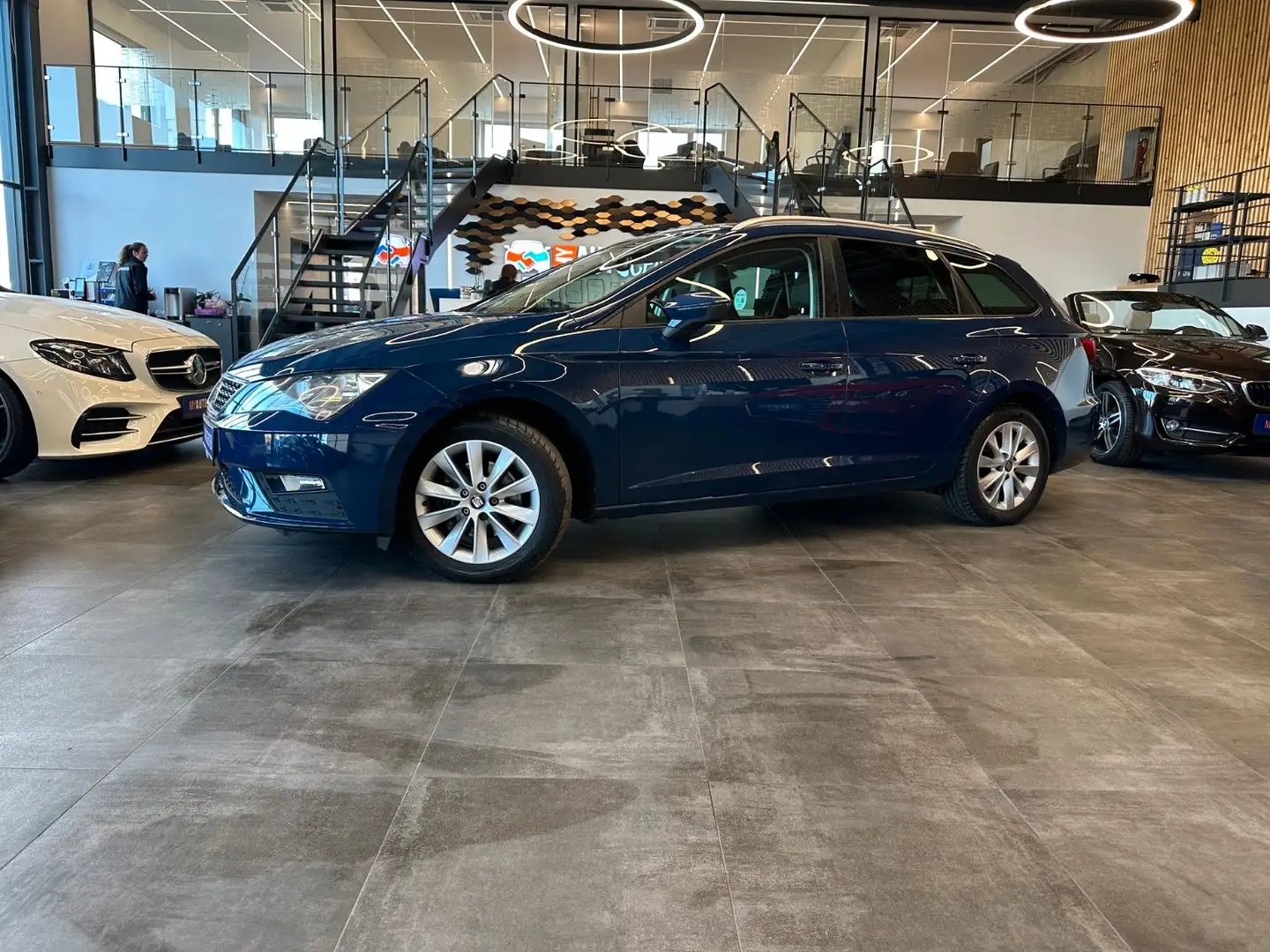 SEAT Leon ST Style *CNG*1. Hand*Spurhalteas.Klima* Blauw - 1
