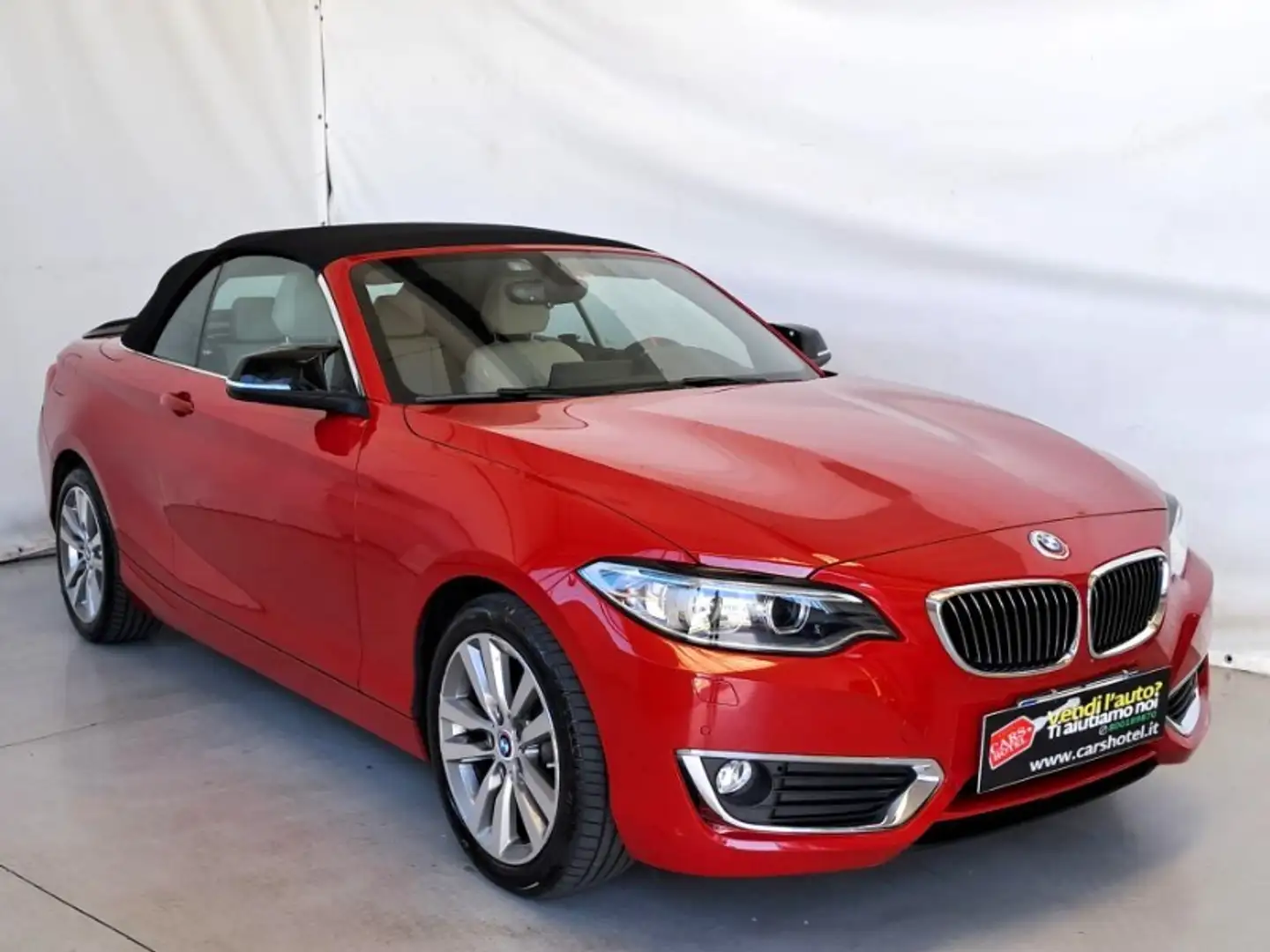 BMW 220 d Cabrio Luxury Rosso - 2