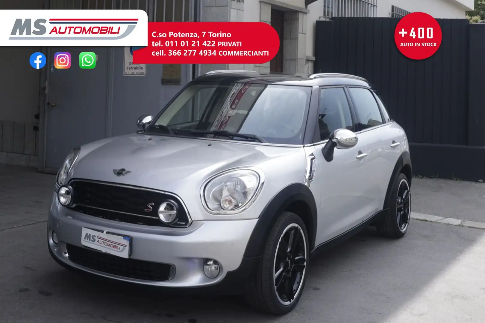 MINI Cooper D Countryman MINI Countryman Mini Cooper D Countryman Unicopro Argento - 1