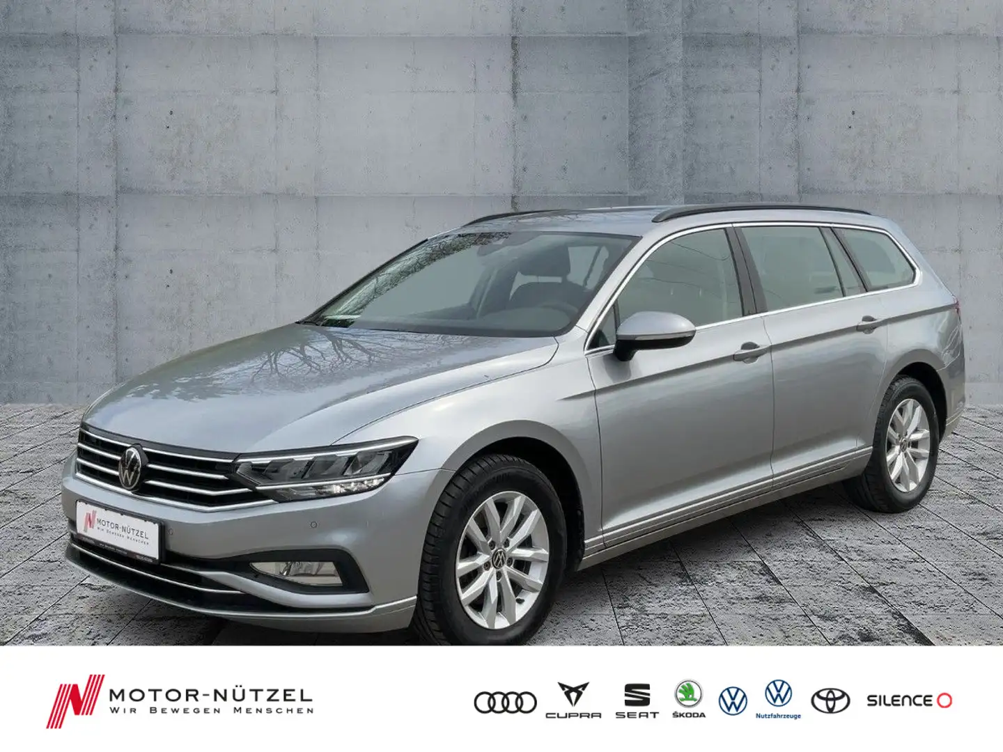 Volkswagen Passat Variant 2.0 TDI BUSINESS LED+NAVI+ACC+SHZ Silber - 1