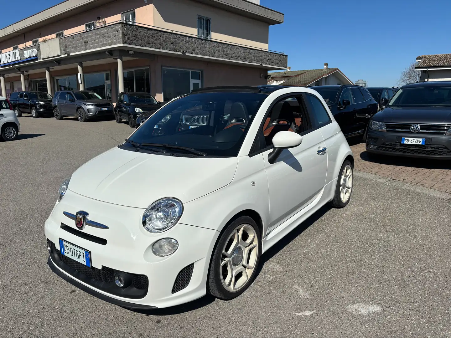 Abarth 500C 500 1.4 16v turbo   135cv CABRIO Blanco - 2