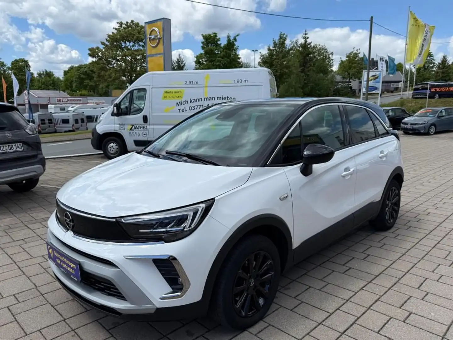Opel Crossland X 1.2 96 kW 130 PS Klimaautomatik, Kam Weiß - 1