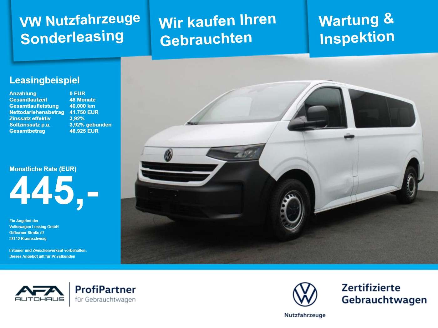 2025 Volkswagen Transporter