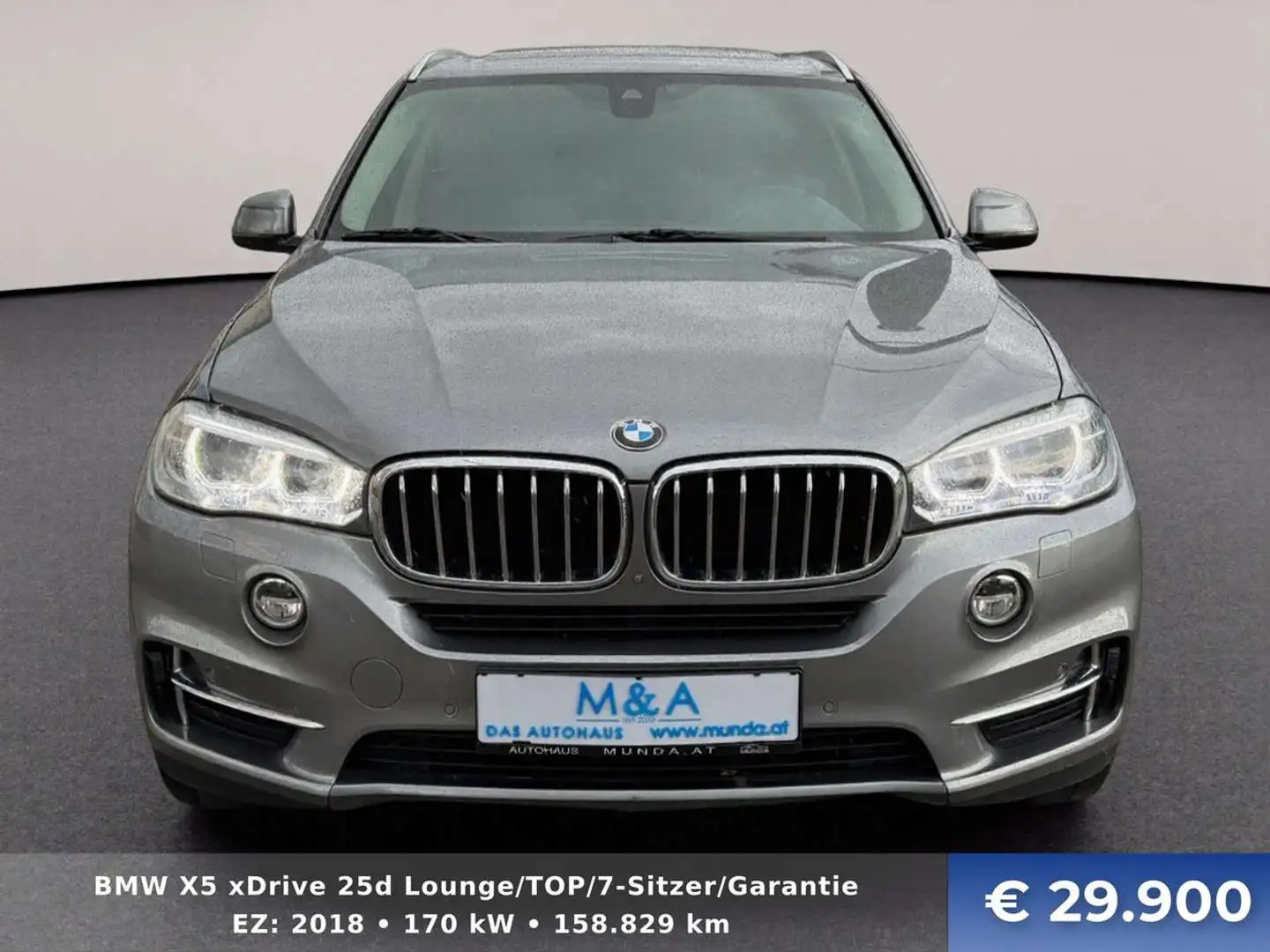 BMW X5 xDrive 25d Lounge/TOP/7-Sitzer/Garantie Grau - 2