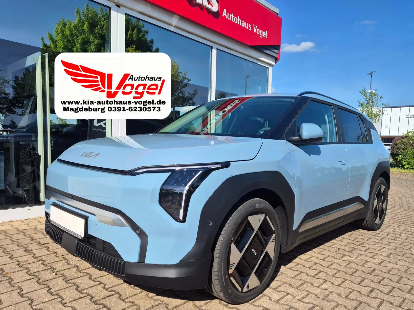 Kia EV3 Earth 81,4 kWh Pakete 3.4.5.6.7.8. Blau - 1