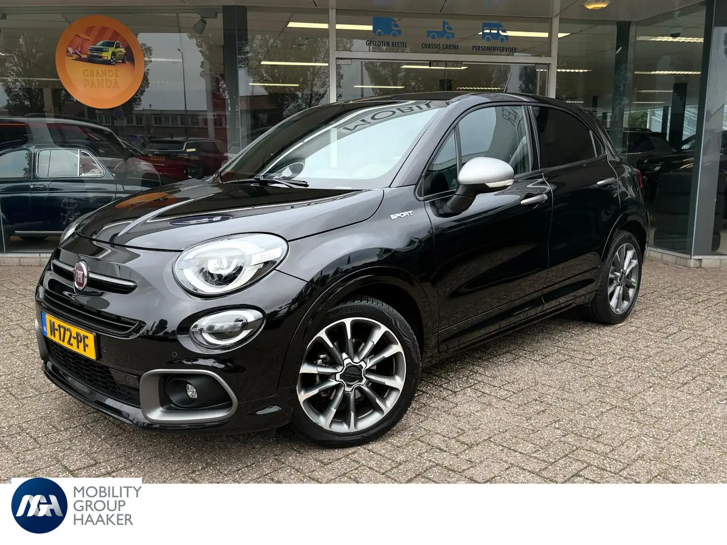 Fiat 500X 1.0 FireFly Turbo 120 Sport | Carplay | Navi | Cli Zwart - 1