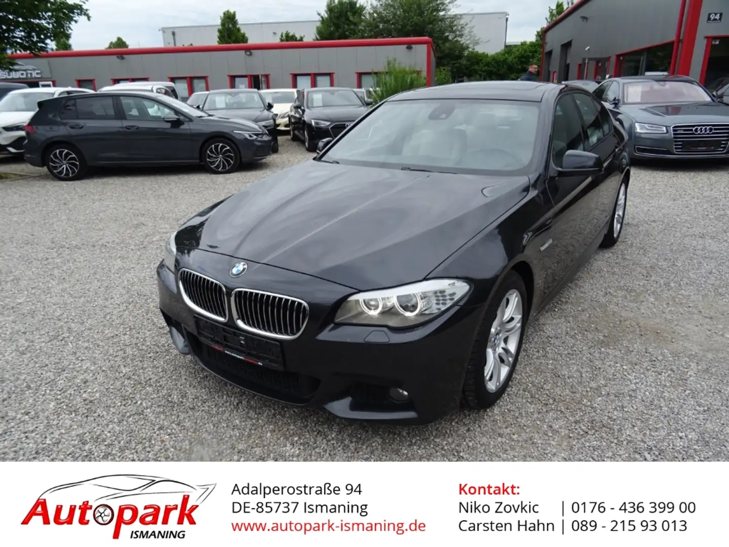 BMW 520 d DPF Sportpaket HUD Navi LederBi-Xenon Grigio - 1