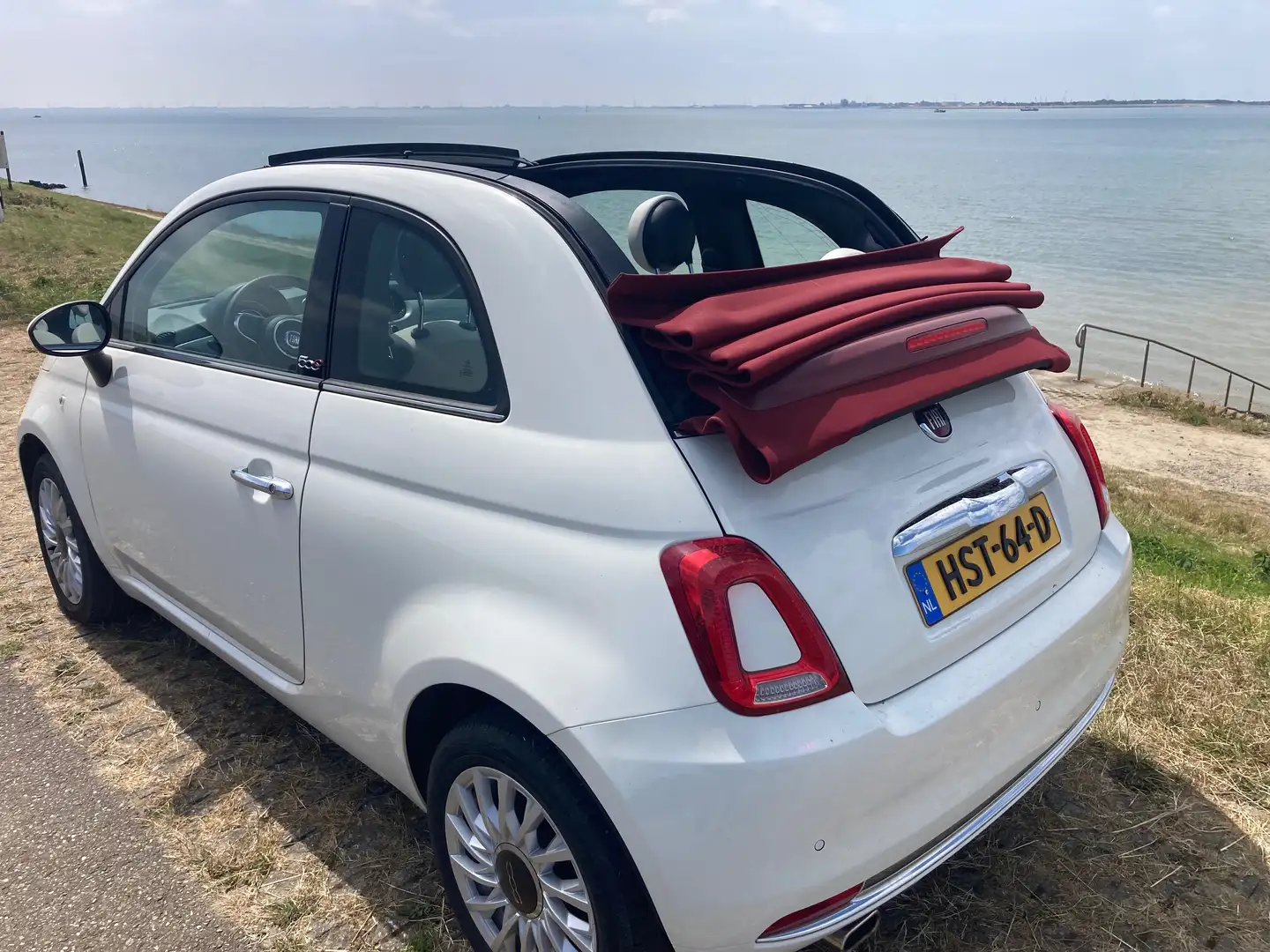 Fiat 500C Lounge Wit - 1