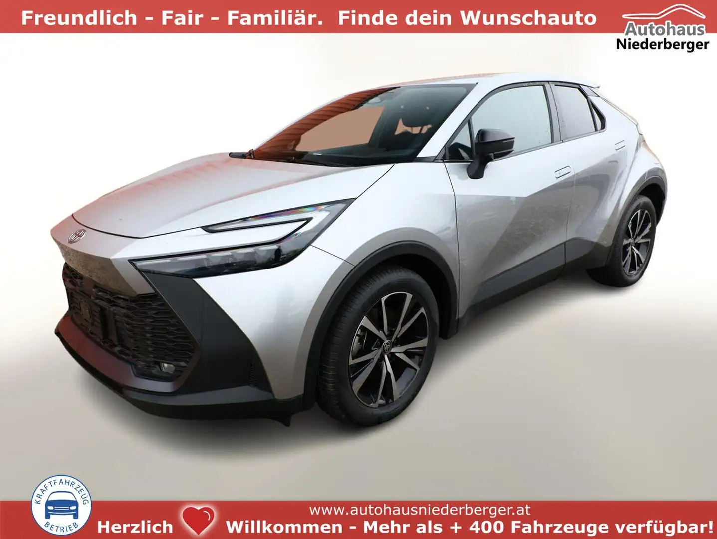 Toyota C-HR Teamplayer PHEV Nav Keyl SHZ SmartK Privacy 18Z... Silber - 1