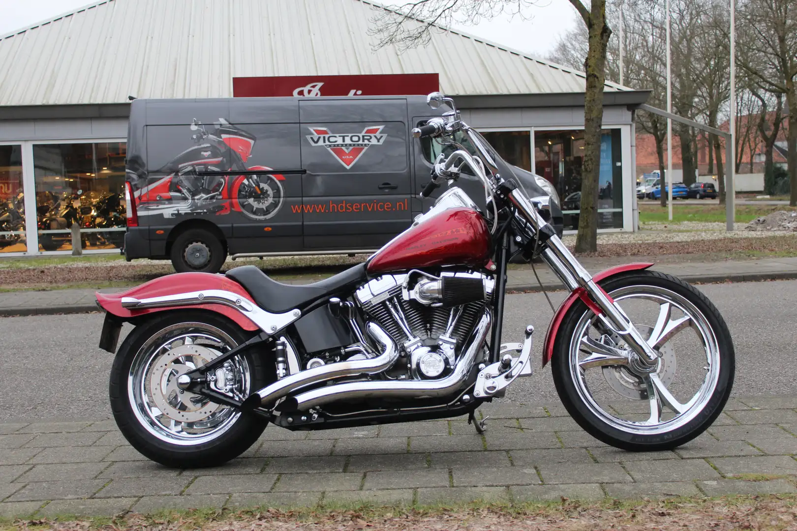 Harley-Davidson Softail FXSTI Softail Standard Piros - 1