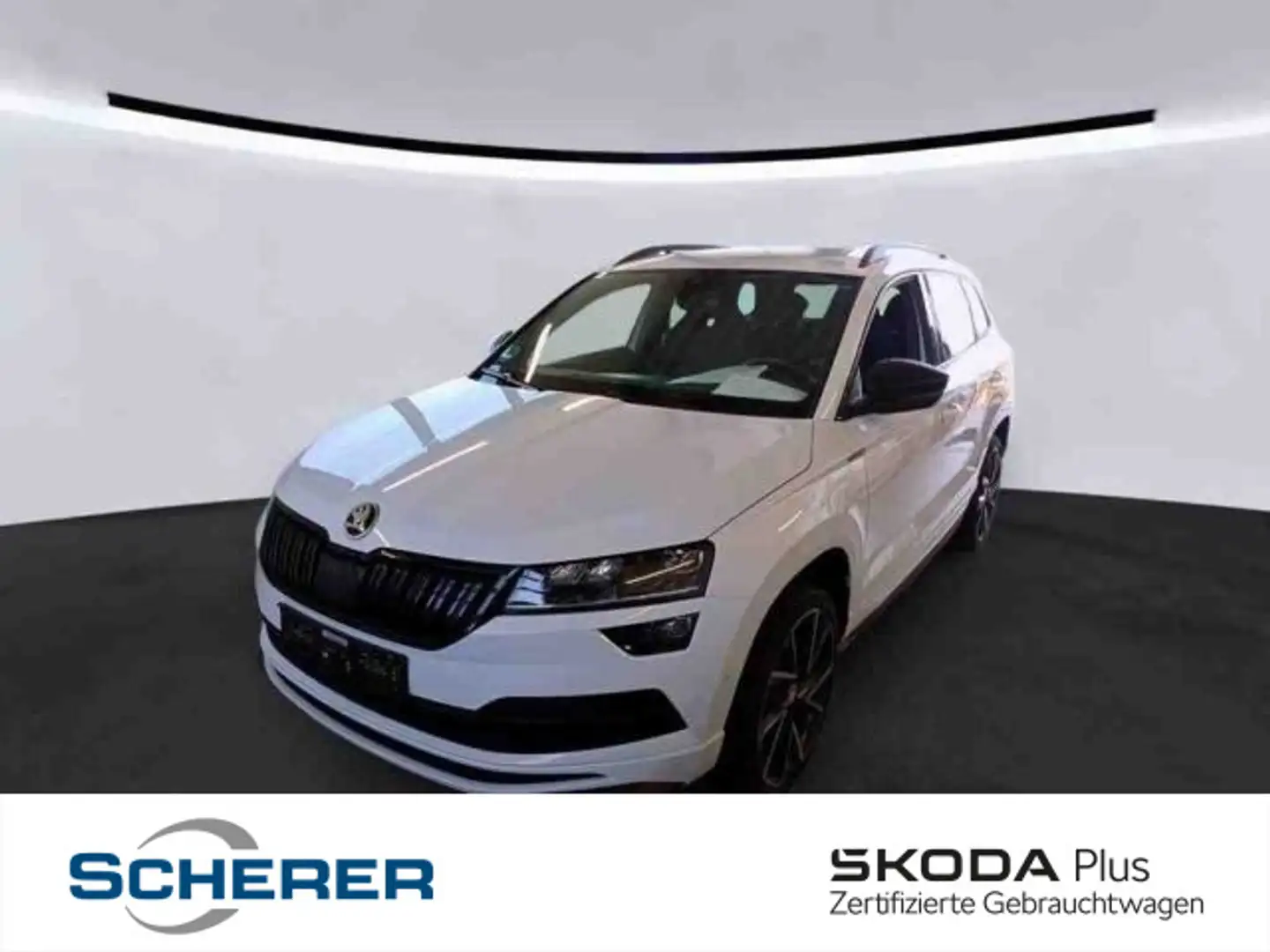 Skoda Karoq Sportline 1.5 TSI DSG LED NAVI AHK RFK Weiß - 1