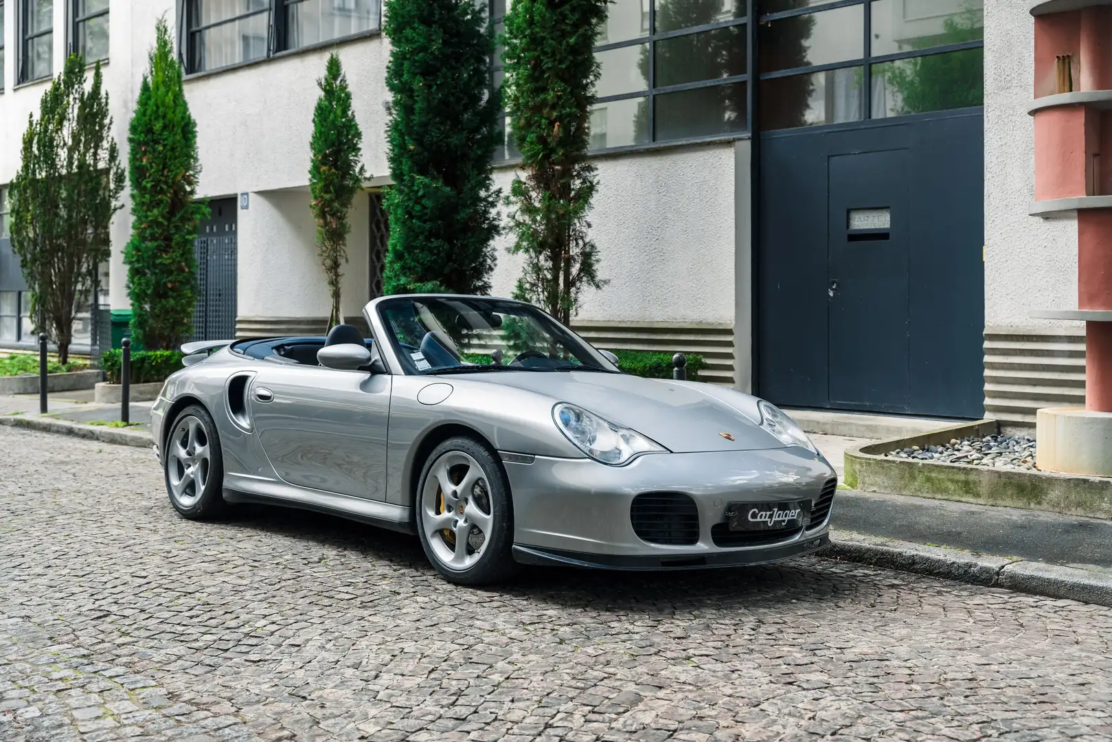 Porsche 996 911 3.6i Turbo S Cabriolet Argent - 1