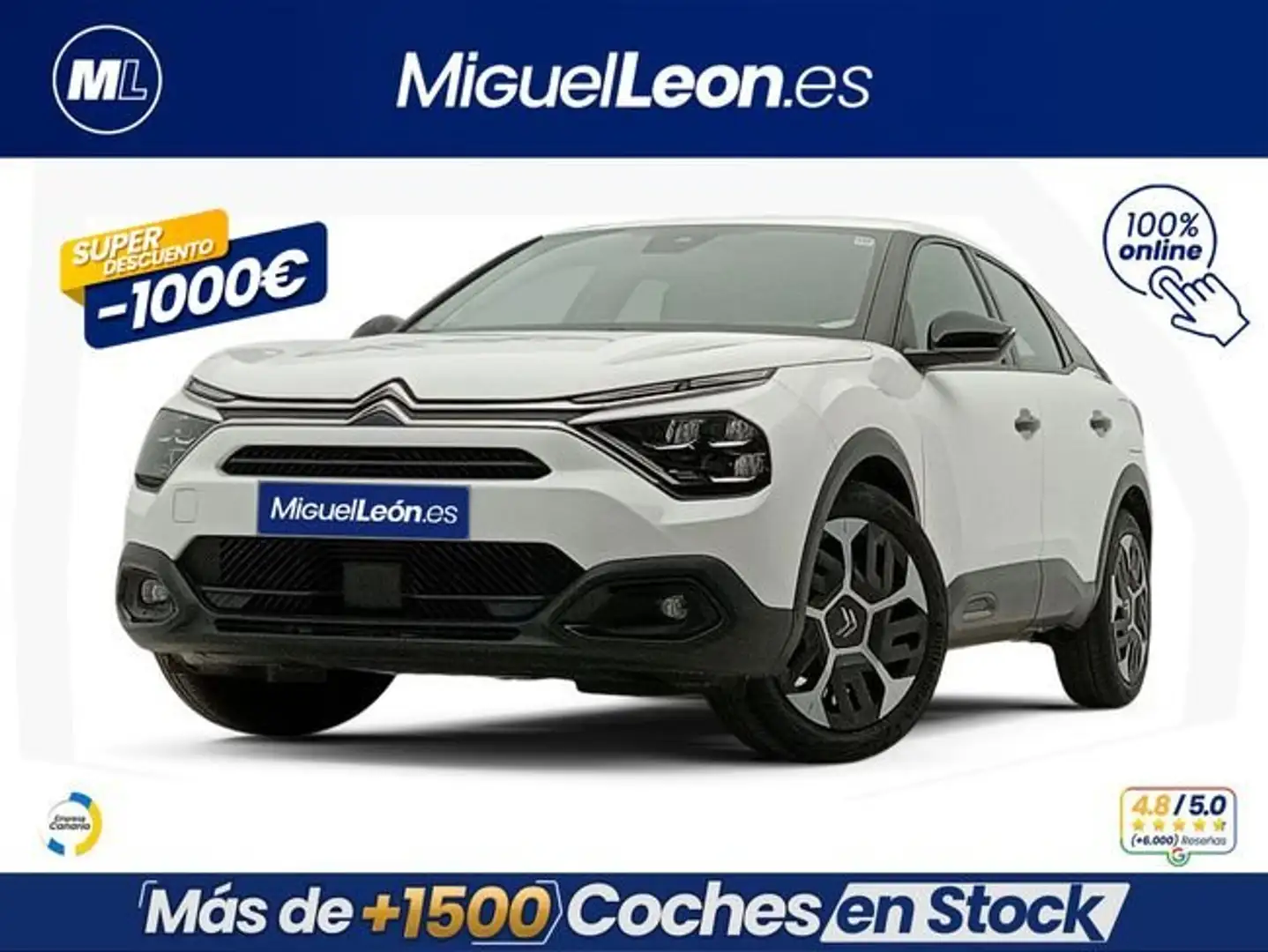 Citroen C4 1.2 PureTech Feel S&S 100 Blanco - 1