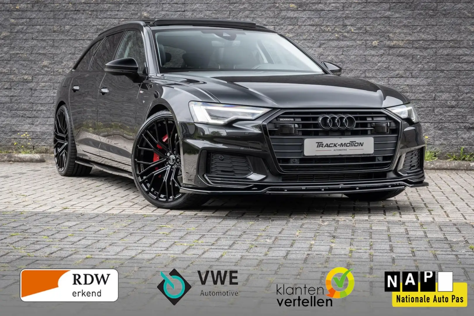 Audi A6 Avant 55 TFSI e quattro Competition panoramadak Grijs - 1
