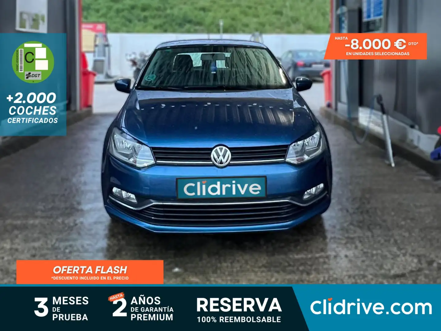 Volkswagen Polo 1.4 TDI BMT Advance 55kW Azul - 1