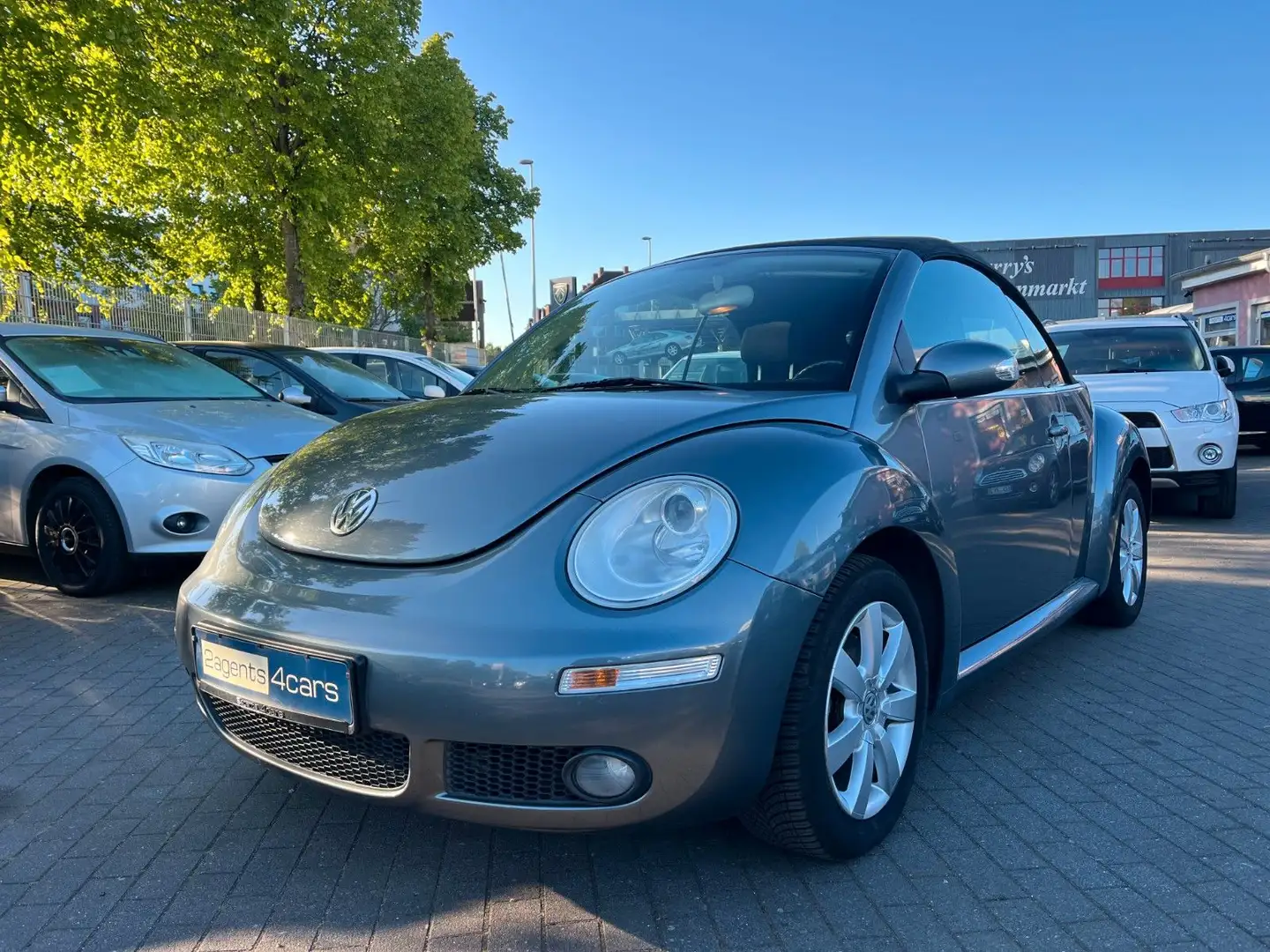 Volkswagen New Beetle Cabriolet 1.6°Garantie°SitzHZG°Klima° Gris - 2