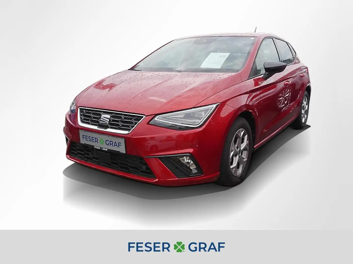 SEAT Ibiza FR 1,0 TSI LED*PDC*ACC*LM*KAMERA*FULL-LINK Rouge - 1