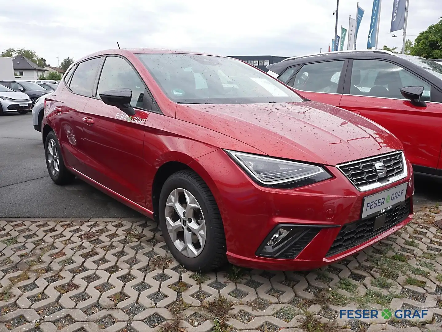 SEAT Ibiza FR 1,0 TSI LED*PDC*ACC*LM*KAMERA*FULL-LINK Rouge - 2