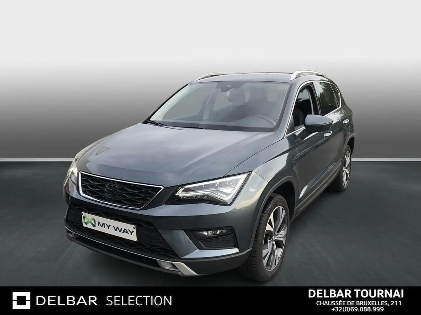 SEAT Ateca Ecomotive Style 1.6 tdi 115ch DSG Grijs - 1