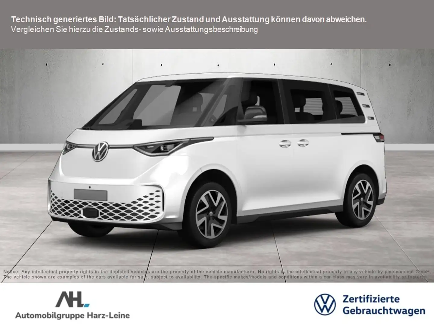 Volkswagen ID. Buzz ID.Buzz Pro +ALU 21''+AHK+360°KAMERA+TRAVEL ASSIST Bleu - 1