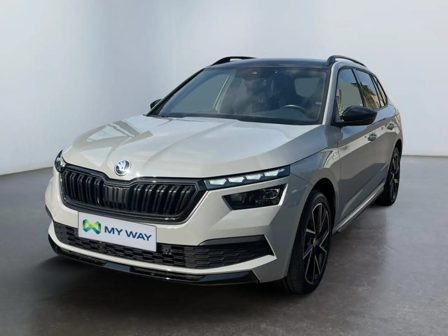 Skoda Kamiq Monte Carlo*GPS*Toit pano*Carplay*Caméra*Led Gris - 1