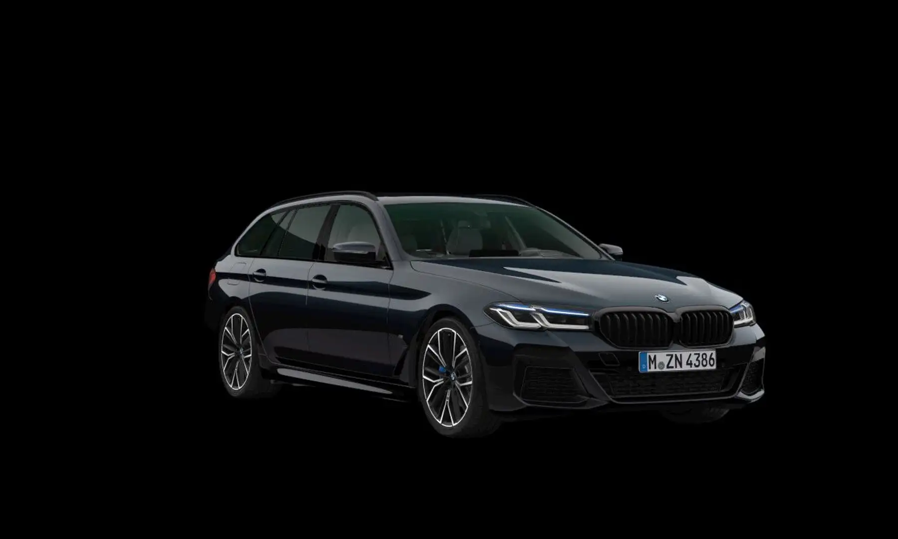 BMW 520 d Touring M Sport PANO HUD LASER RFK 20" Schwarz - 1