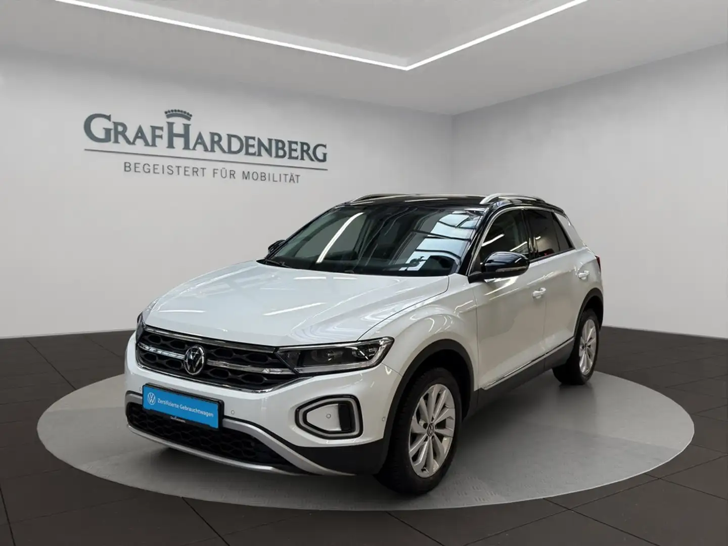 Volkswagen T-Roc 1.5 TSI DSG Style LED ACC Navi AHK DAB+ Weiß - 1