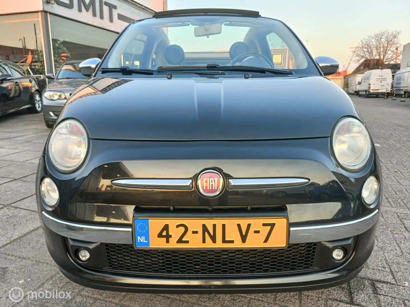 Fiat 500C 1.2 Lounge AUT/Leder/PDC/NLAUTO/NWRiem Negro - 2