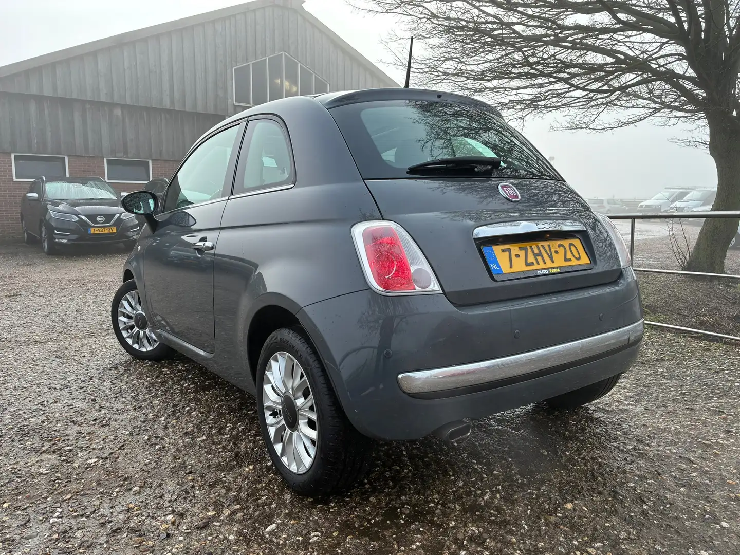 Fiat 500 0.9 TwinAir Turbo Lounge | Pano + Airco nu € 6.750 Grau - 2