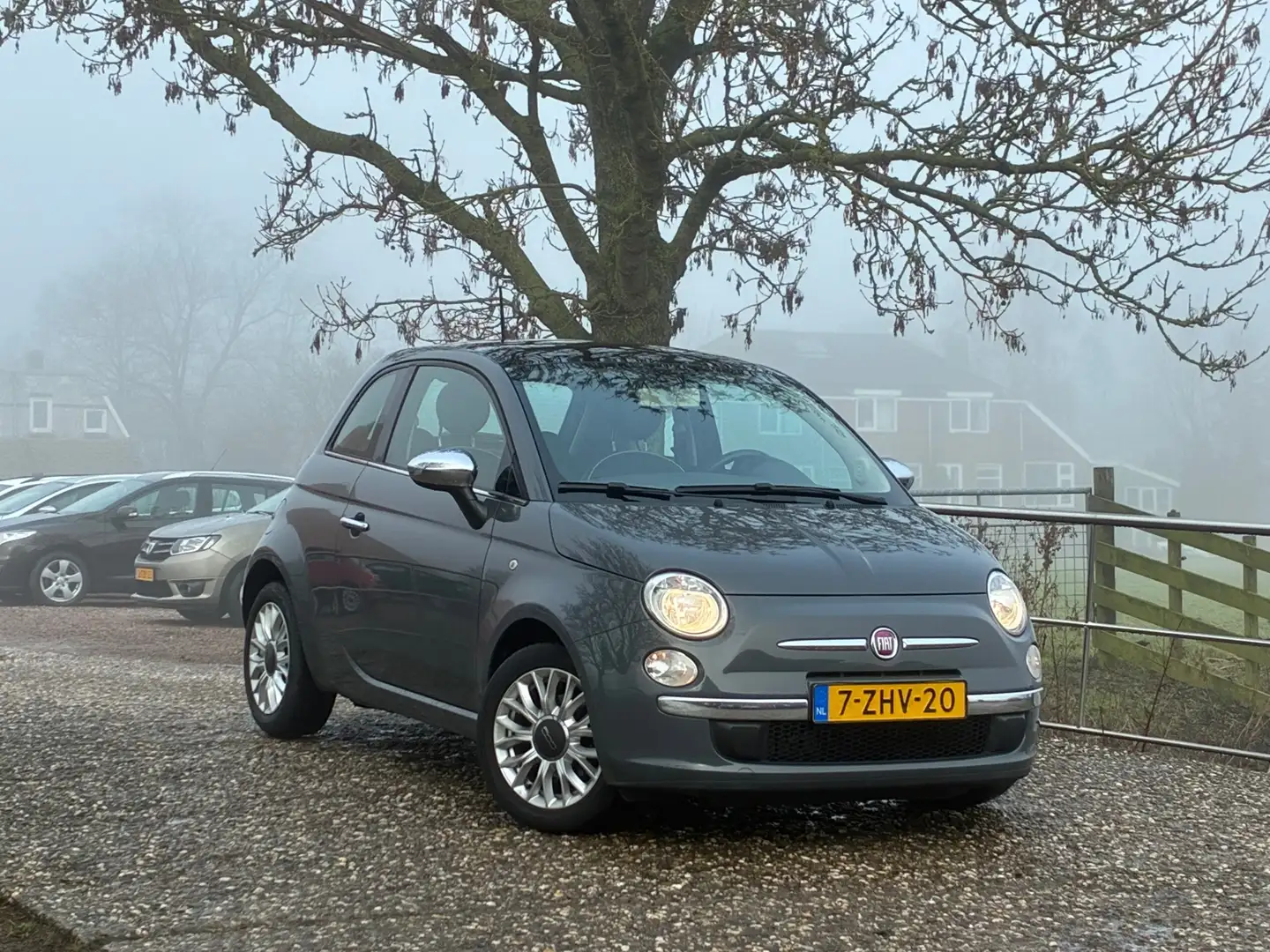 Fiat 500 0.9 TwinAir Turbo Lounge | Pano + Airco nu € 6.750 Grau - 1