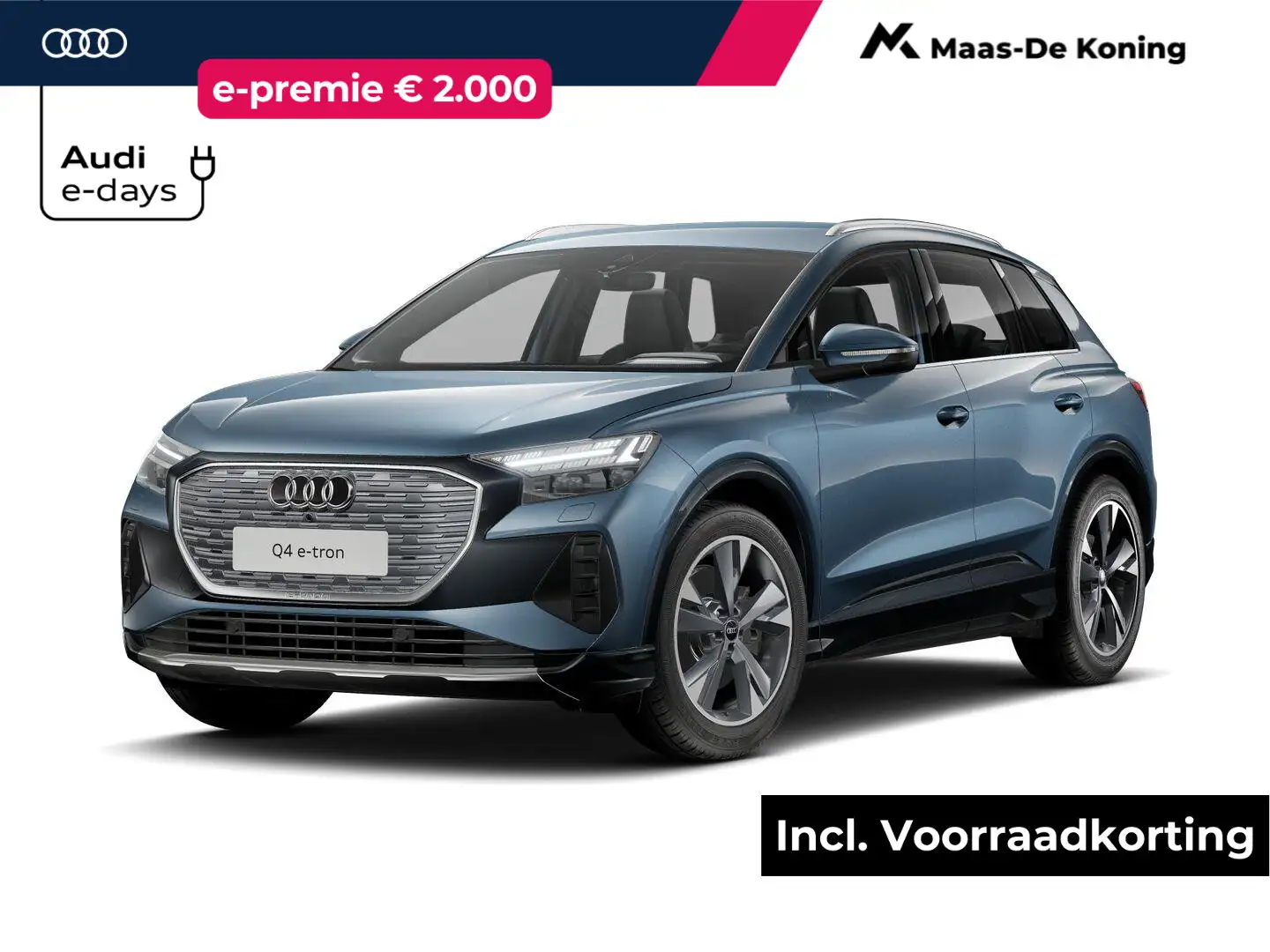 Audi Q4 e-tron 45 quattro Advanced edition 286 PK · Assist. pakke Blauw - 1