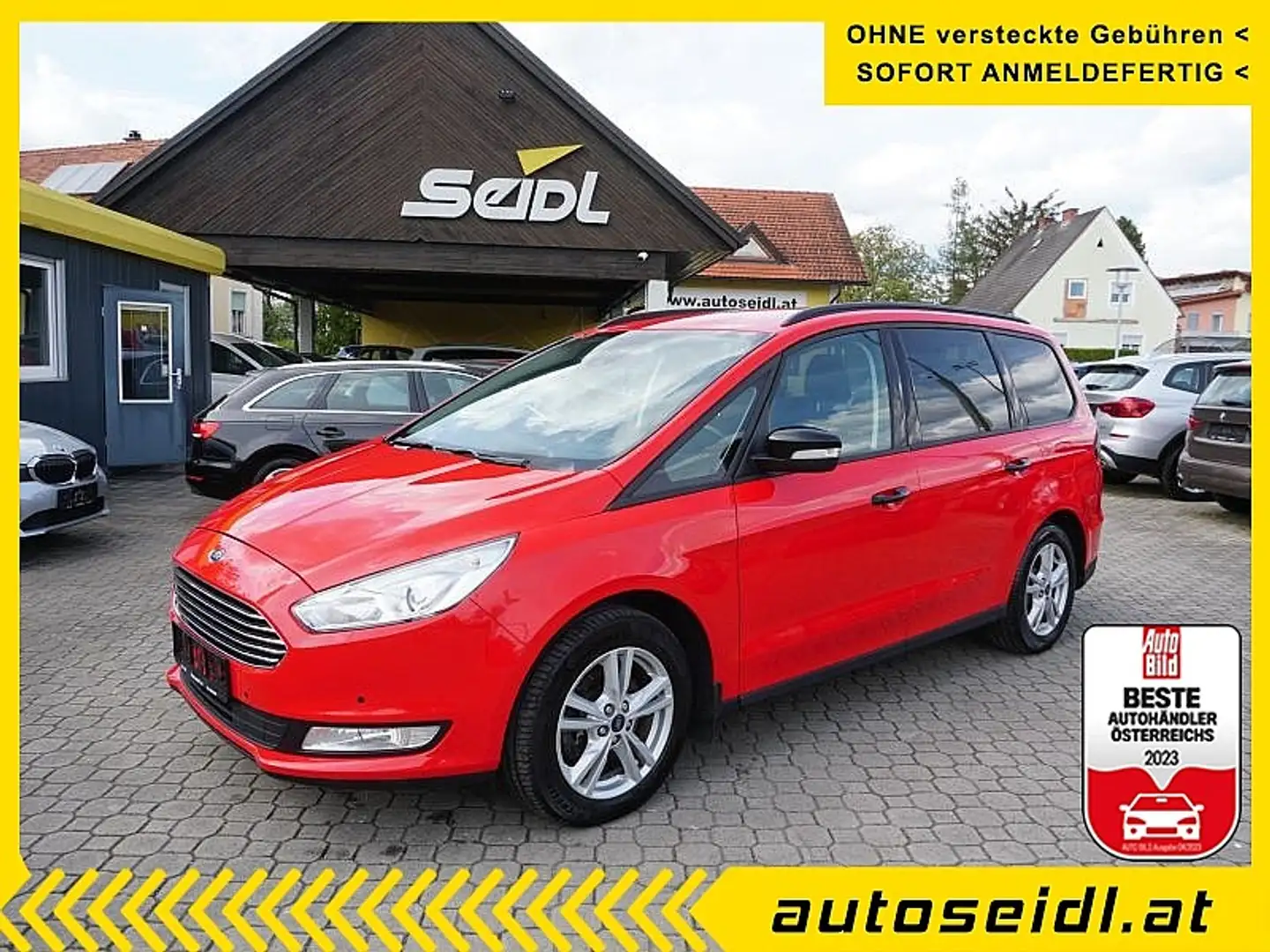 Ford Galaxy 2,0 EcoBlue SCR Business *NAVI* Rot - 1