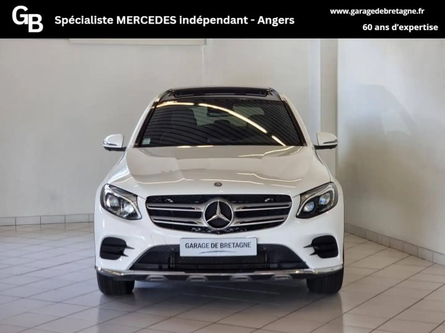 Mercedes-Benz GLC 250 250 d 204ch Sportline 4Matic 9G-Tronic Blanc - 2