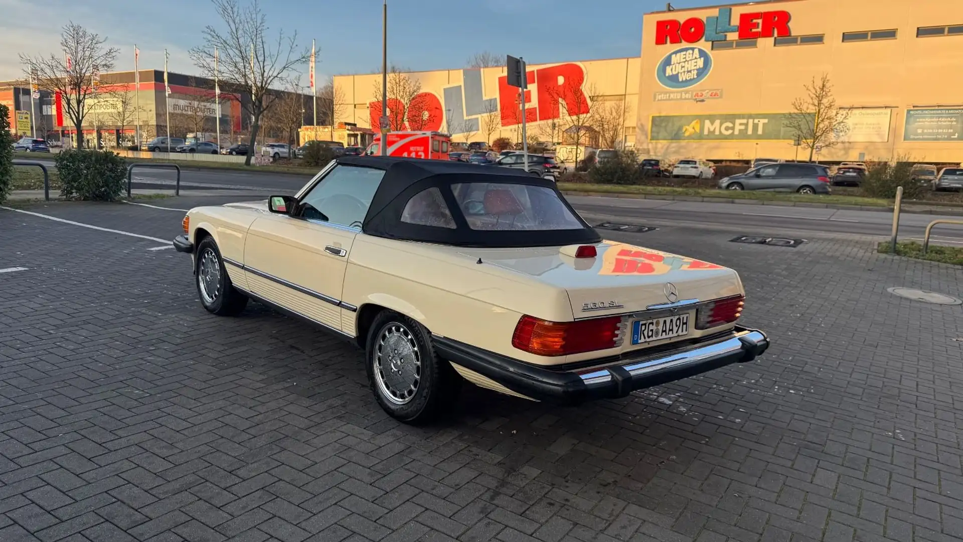 Mercedes-Benz SL 560 Airbag Hardtop H-Zulassung R107 Beige - 2