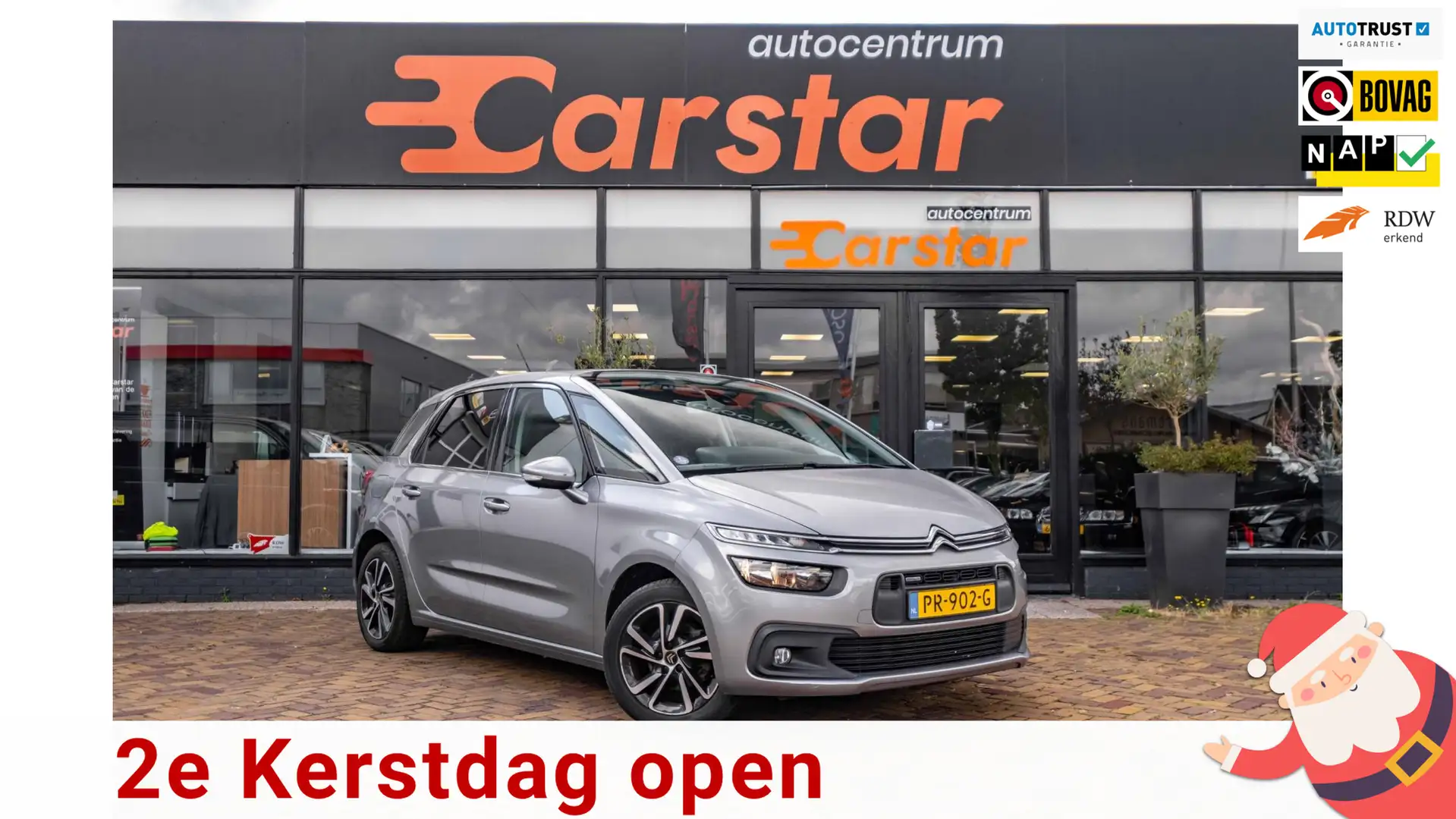 Citroen C4 Picasso 1.2 PureTech Selection|Navi|Pdc|Car-Play| Grijs - 1