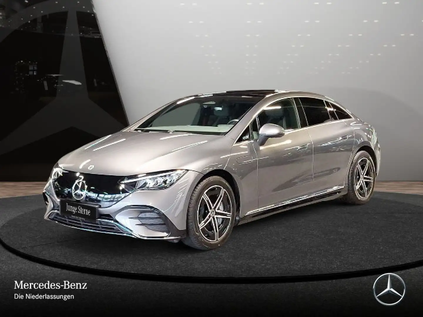 Mercedes-Benz EQE 300 AMG Pano Distr. LED Kamera Spurhalt-Ass Gris - 2
