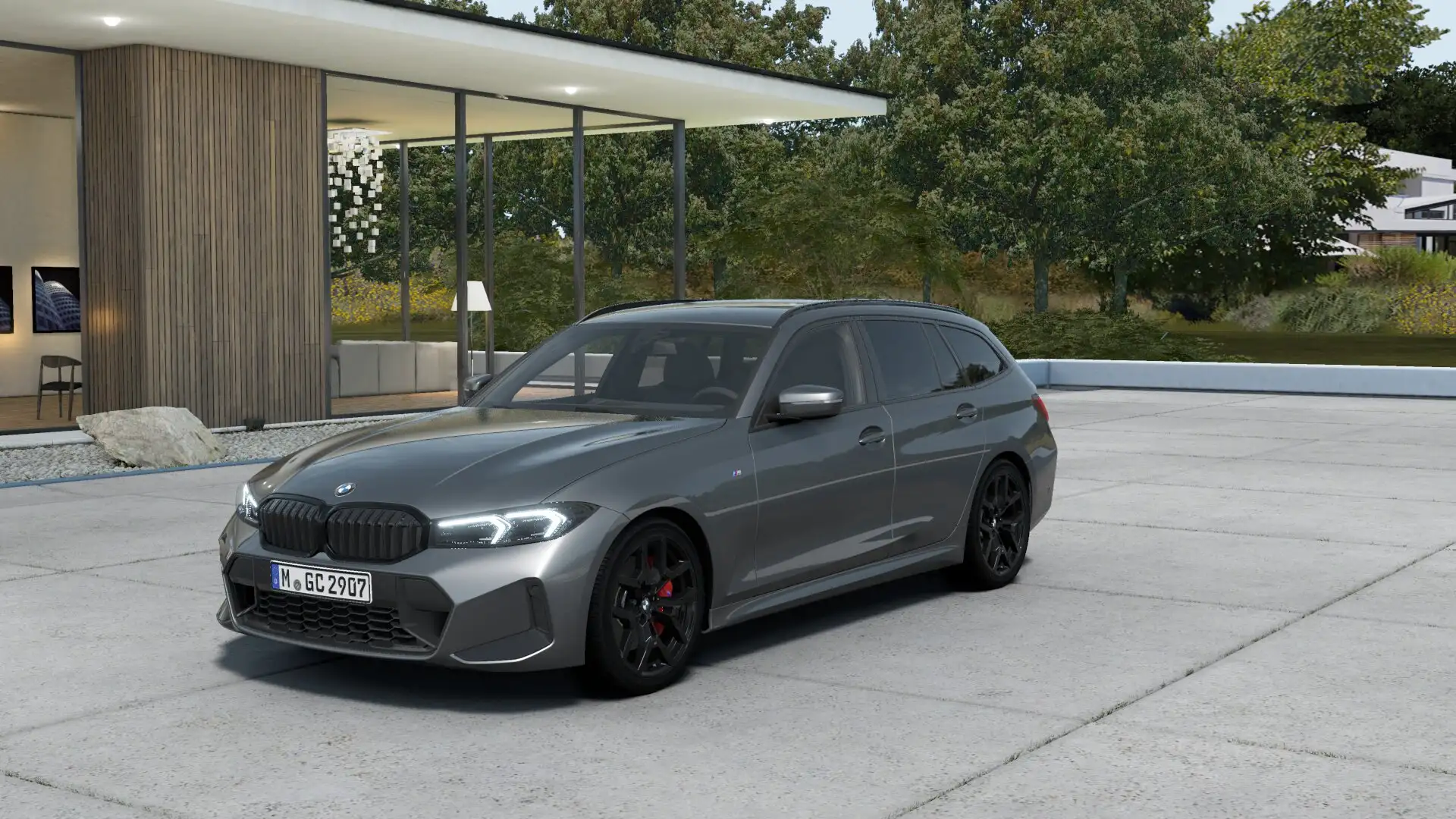 BMW 320 320d 48V xDrive Touring Msport Pro Grau - 1