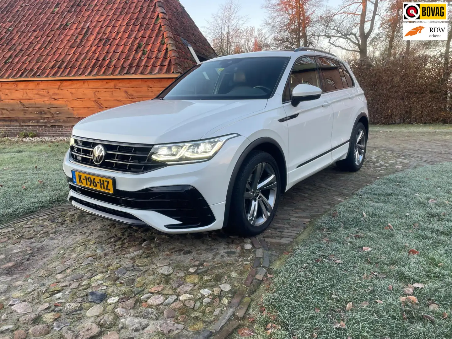 Volkswagen Tiguan 1.5 TSI R-Line Business+-PANO-KEY LESS-LEER-BTW-NI Blanc - 1