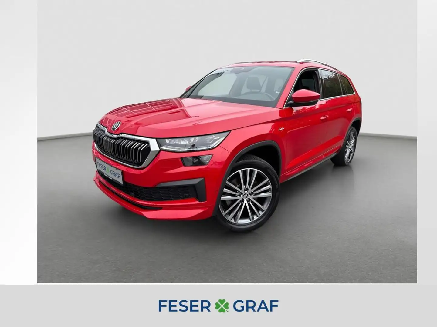 Skoda Kodiaq TDI DSG 4x4 L&K Standhzg. LEDER Pano. AHK Красный - 1