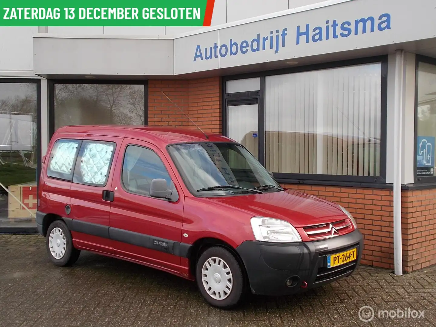 Citroen Berlingo Combi Mini Camper 1.4i First Airco | Cruise | CPV Rood - 1