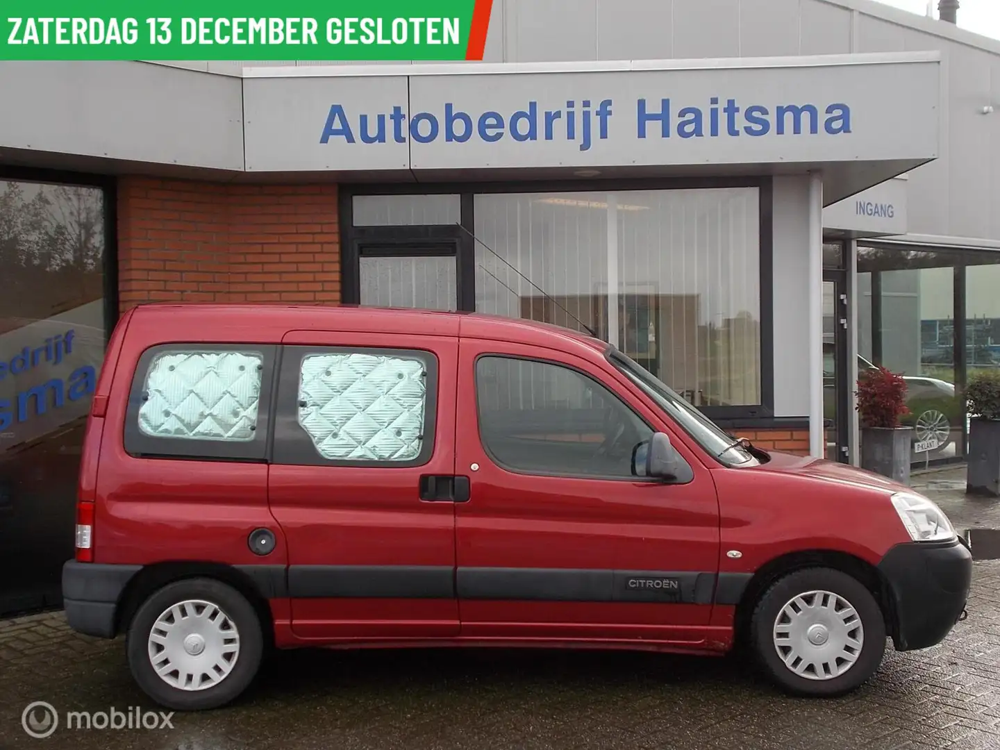 Citroen Berlingo Combi Mini Camper 1.4i First Airco | Cruise | CPV Rood - 2