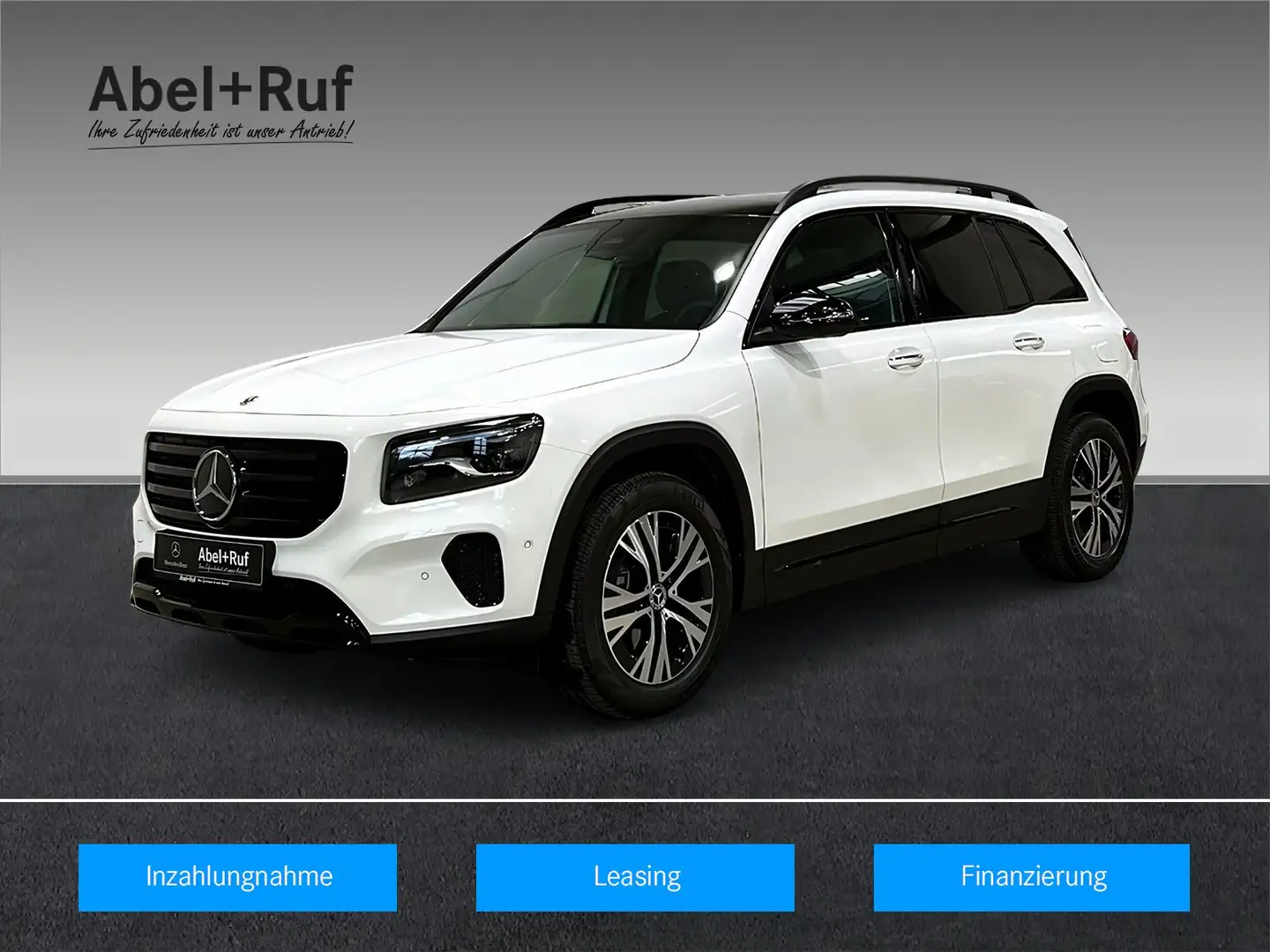 Mercedes-Benz GLB 200 d PROGRESSIVE+7-SITZER+Pano+Memo+AHK Blanc - 1