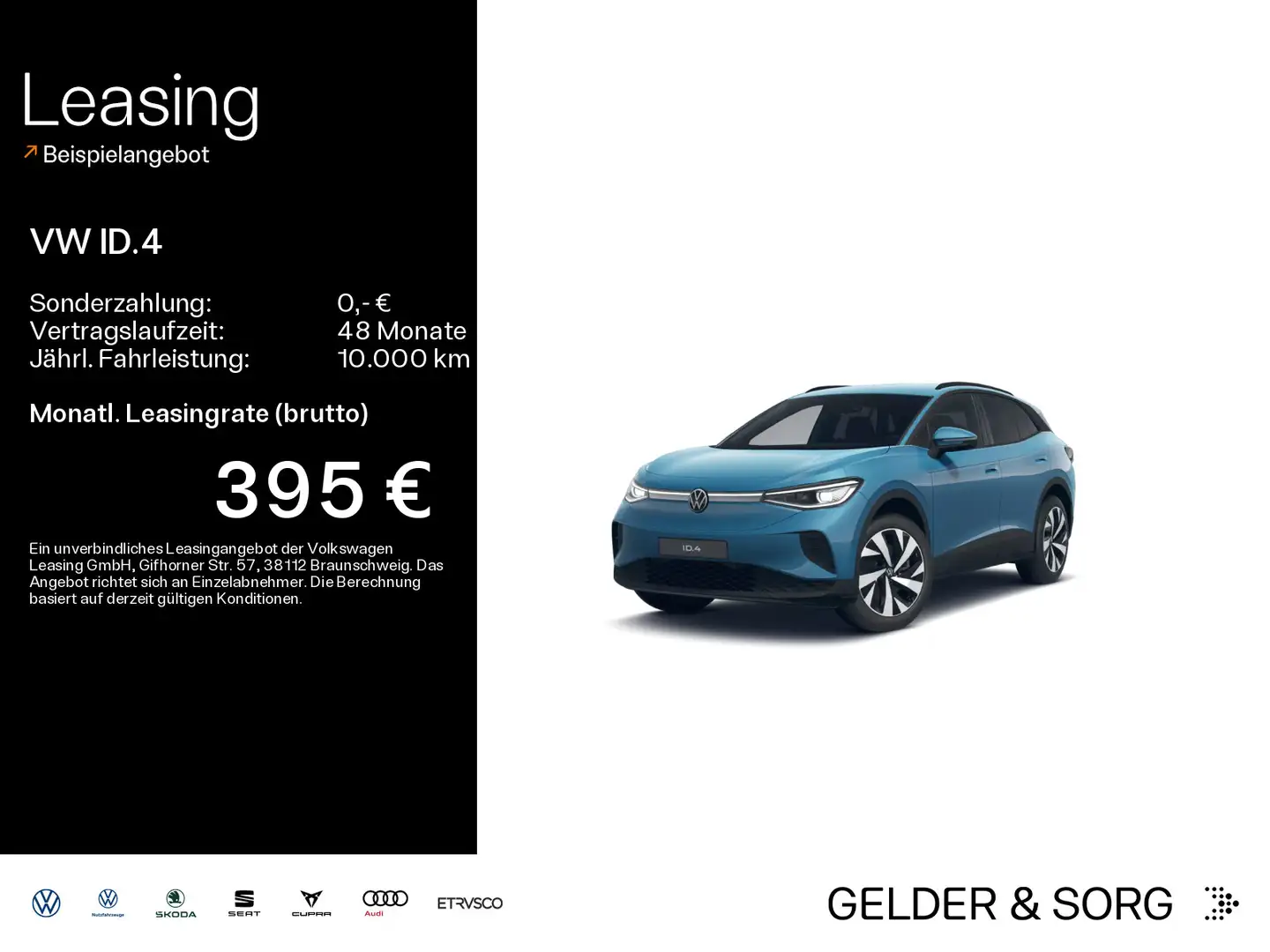 Volkswagen ID.4 Pro RFK*Matrix*AHK*HuD*H&K*Navigation*DAB+ Blau - 1