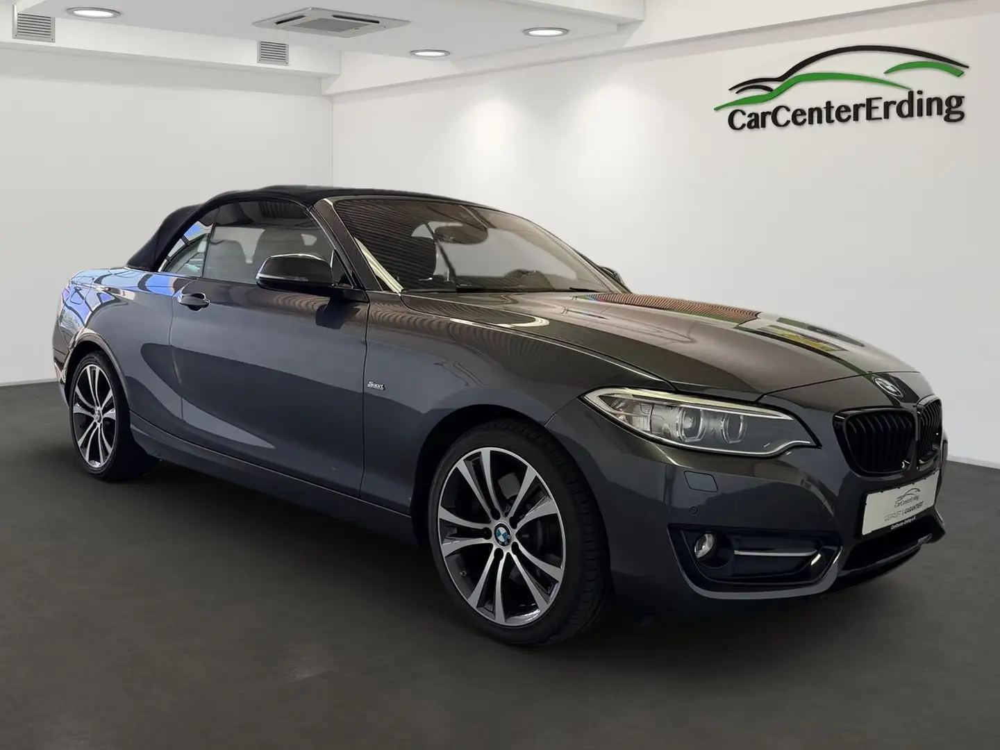 BMW 230 iCabrio*Sport Line*LED*Navi*HiFi*Tempo.*PDC* Gris - 2