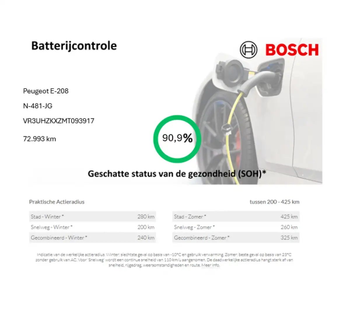 Peugeot 208 e-208 Active 50 kWh - Carplay, Navi, Cruise, SOH 9 Alb - 2