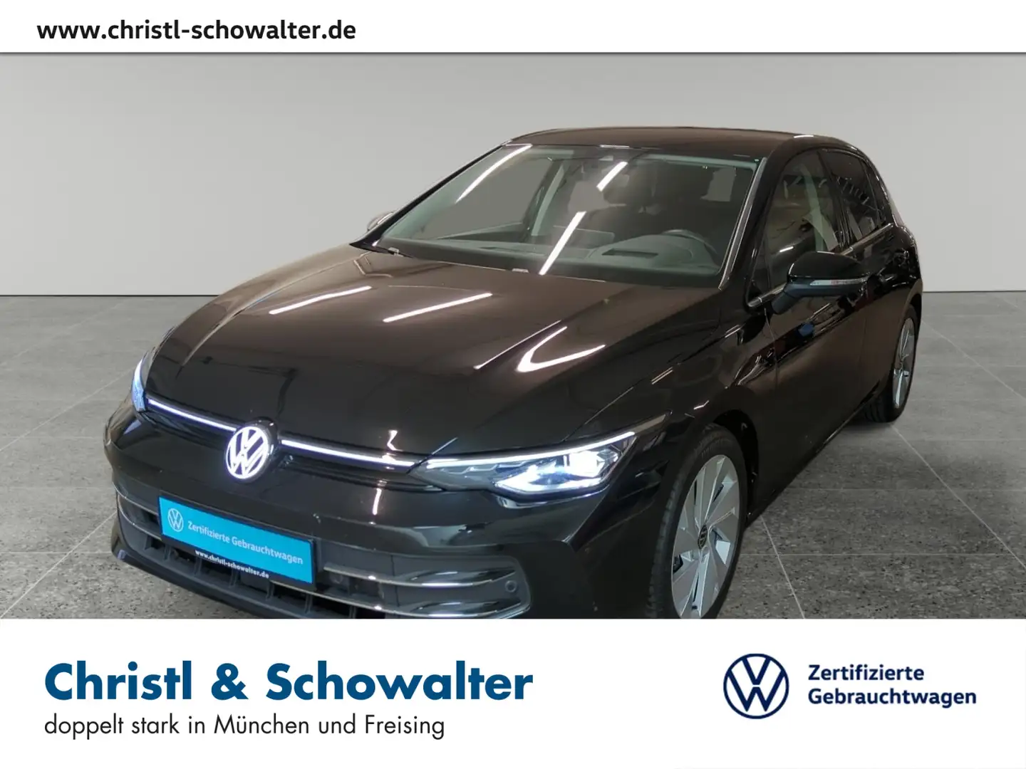 Volkswagen Golf VIII 1.5 TSI Style MATRIX NAVI CLIMATRONIC Schwarz - 1